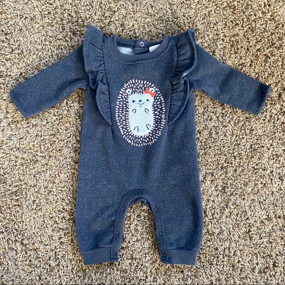 Cat & Jack Other - Sweatshirt ruffle playsuit